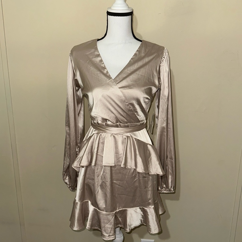 Altar’d State Champagne Dress